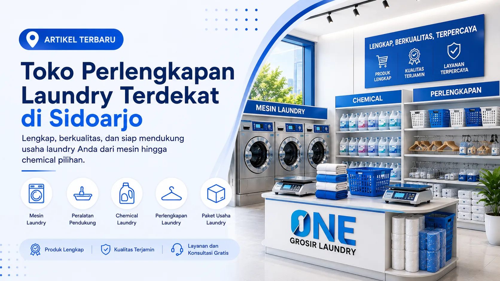 Toko Perlengkapan Laundry Terdekat di Sidoarjo